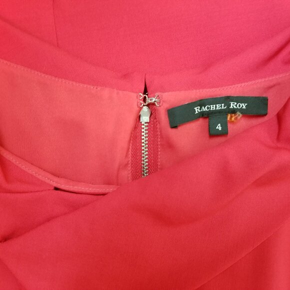 Rachel Roy Sexy Red Bombshell Wiggle Pencil Dress w/ Matching Belt * Size 4 - Picture 13 of 13
